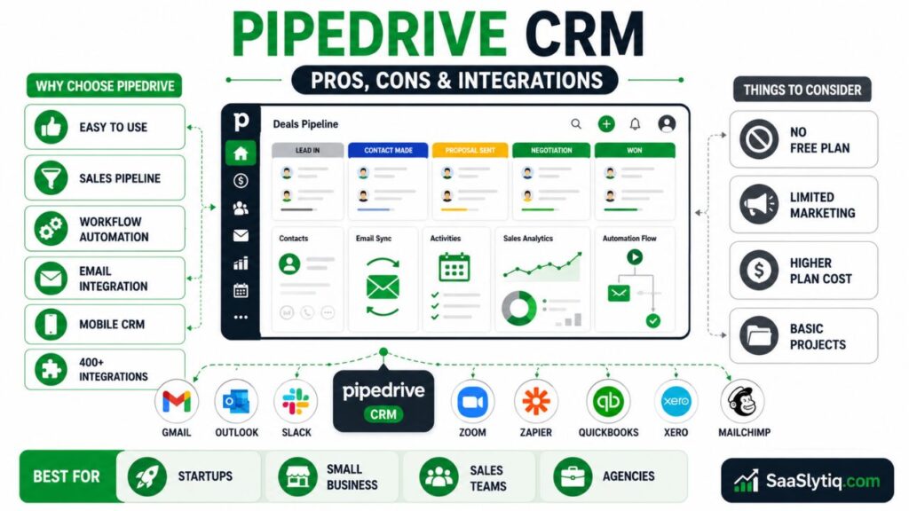 Pipedrive CRM Pros and Cons