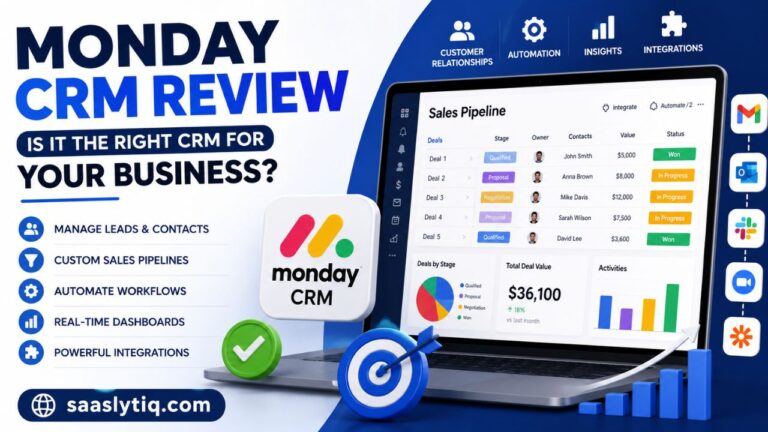 Monday CRM Review 2026: Features, Pricing & Pros Cons