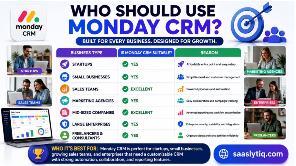 Who Should Use Monday CRM?