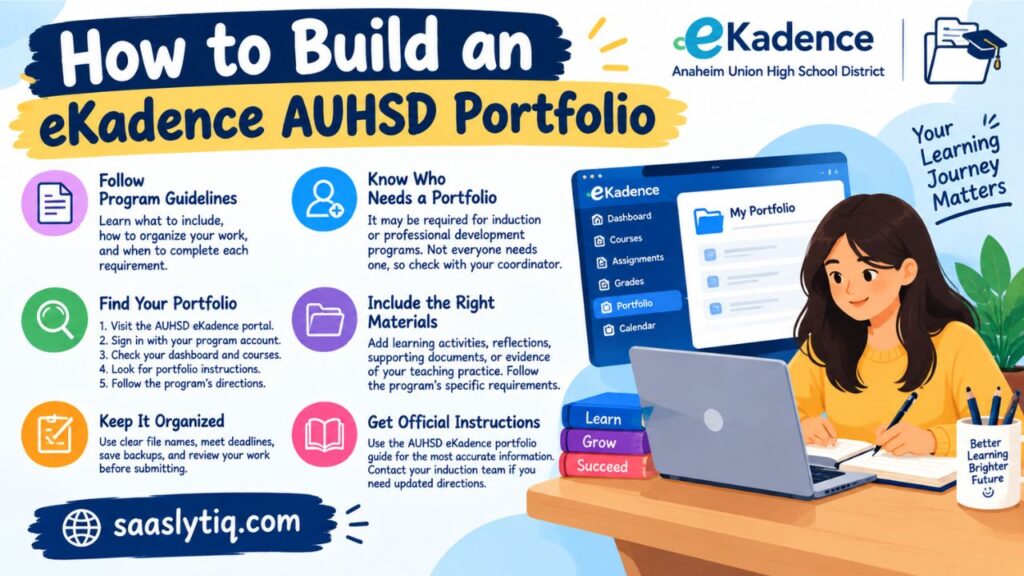 How to Build an eKadence AUHSD Portfolio